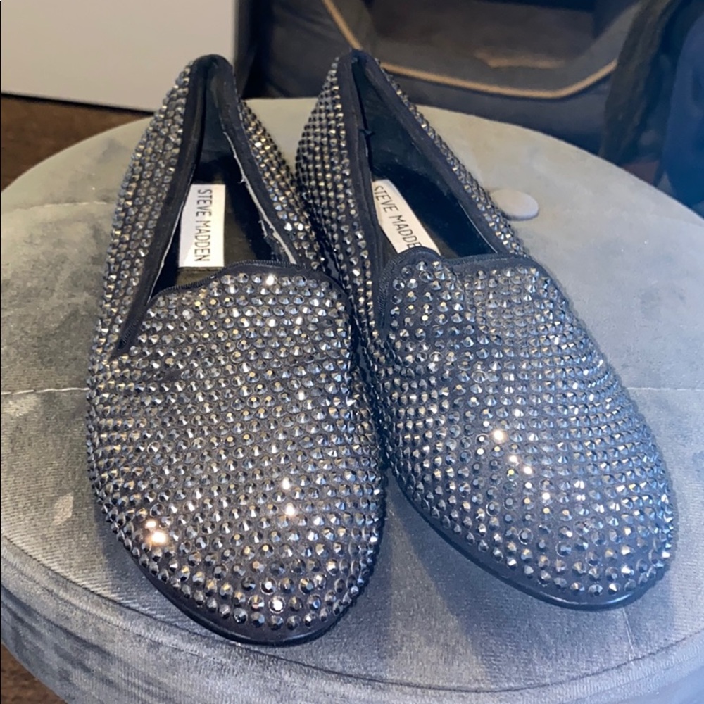Steve Madden studded loafers